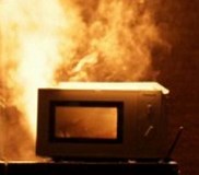 Microwave fire